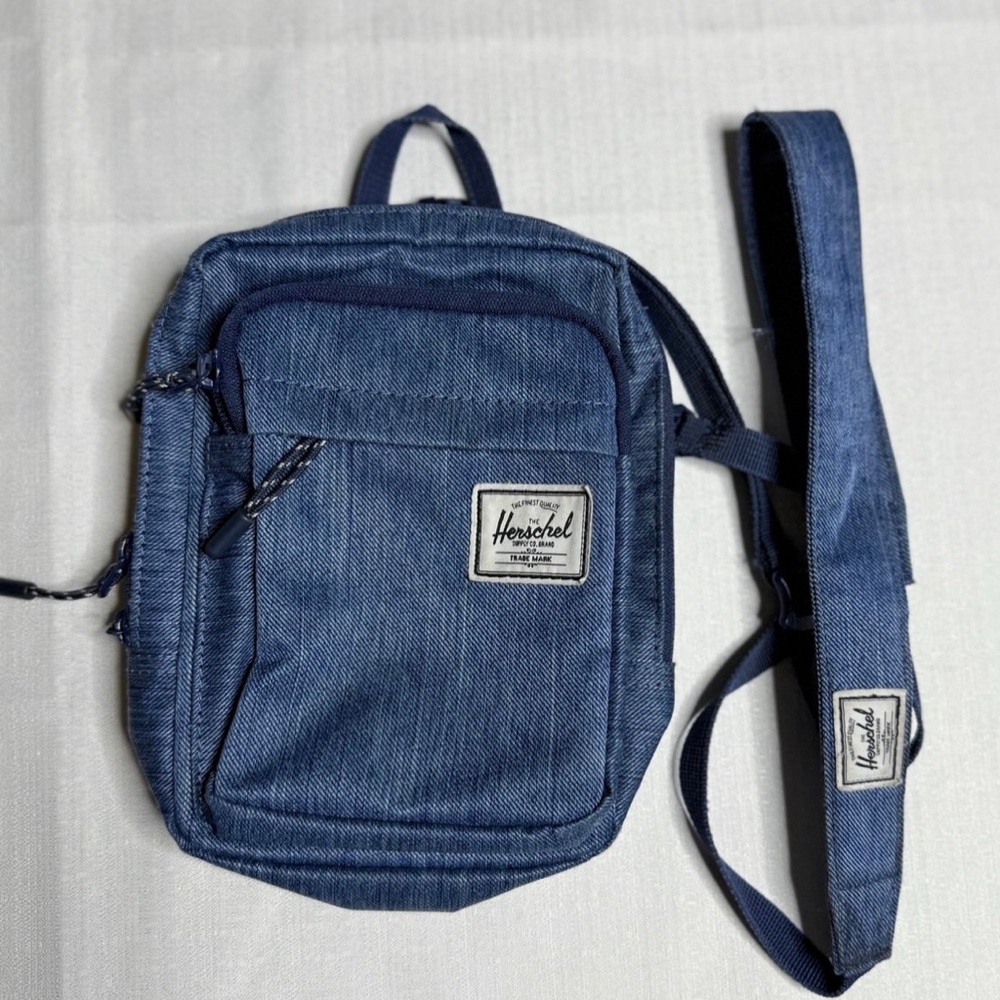 Herschel Supply Company Heritage Sling Backpack Unisex Denim Blue